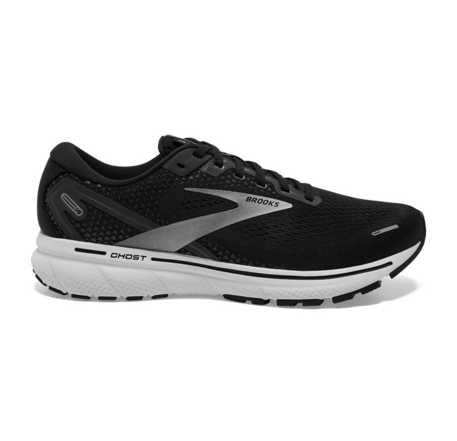 Brooks Womens Running Shoes Nz - Ghost 14 Black/Silver ( CRHSY0892 )